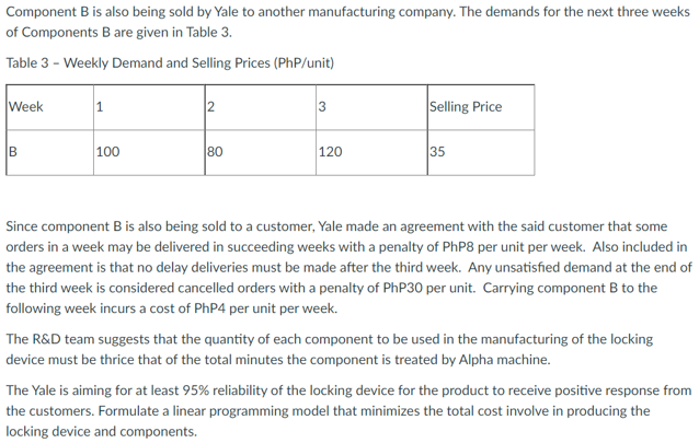 Please define the decision variables, the