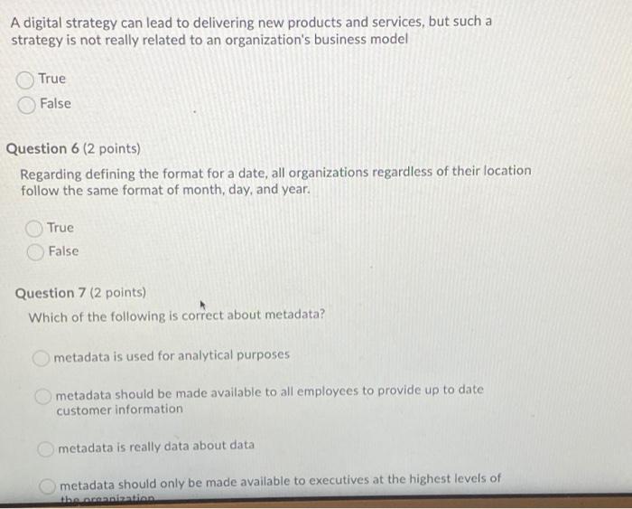 Which choice below is correct? most organizations