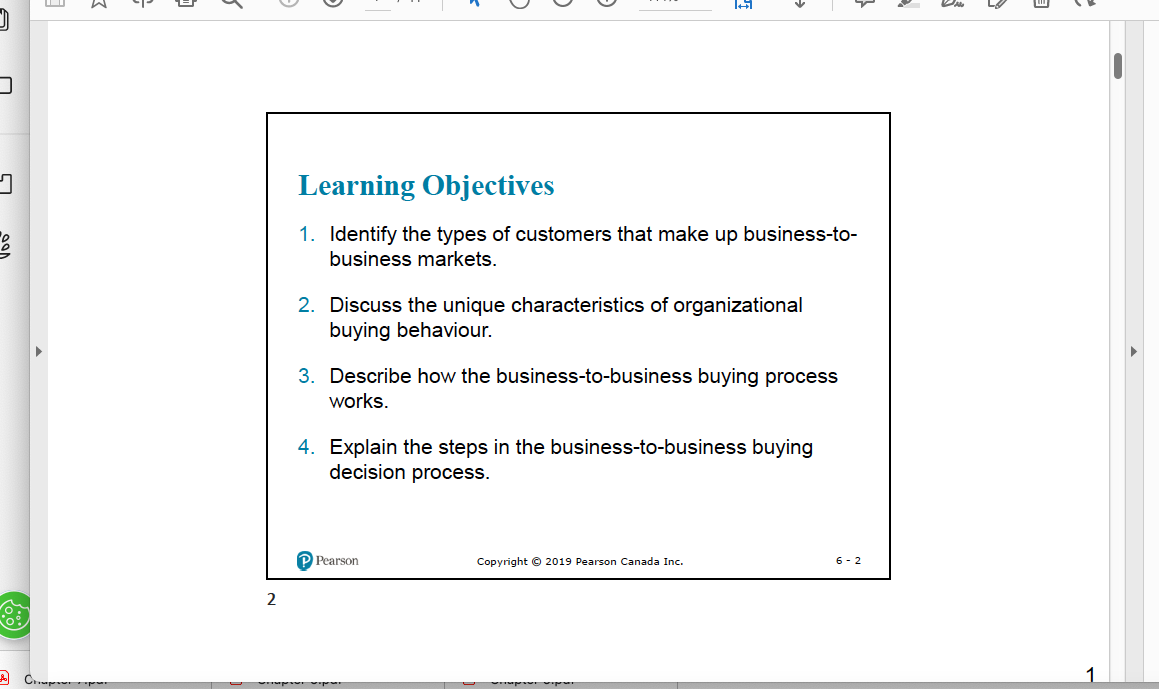 Learning Objectives 1. Explain why it is