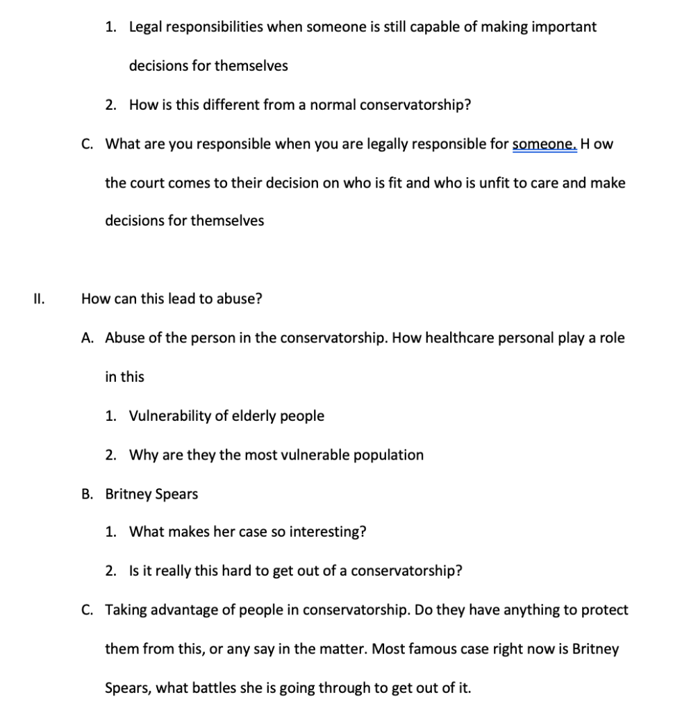 Help me write an informative speech on