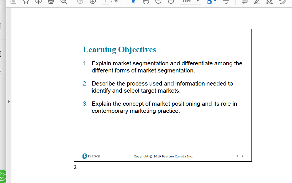 Learning Objectives 1. Explain why it is