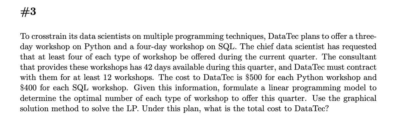 #3 To crosstrain its data scientists on multiple