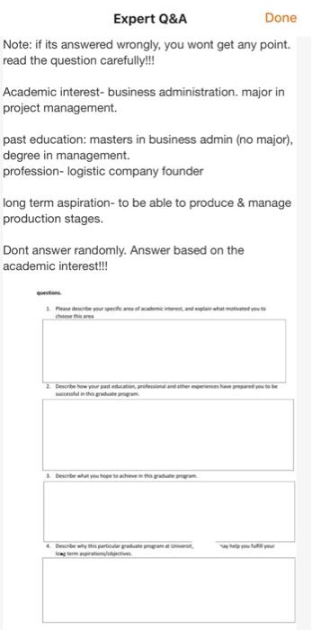 Note: if its answered wrongly, you wont get any