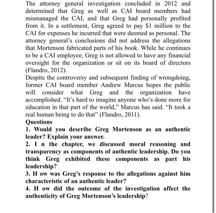 please answer question number 3 with a long