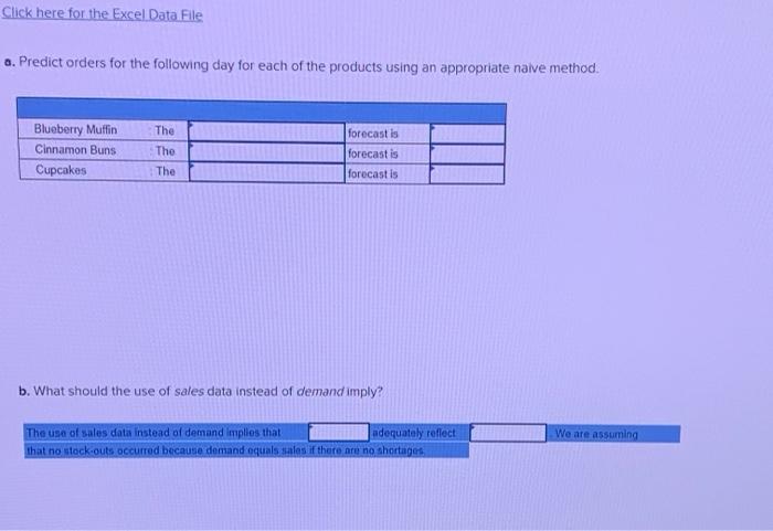 3 A commercial bakery has recorded sales (in