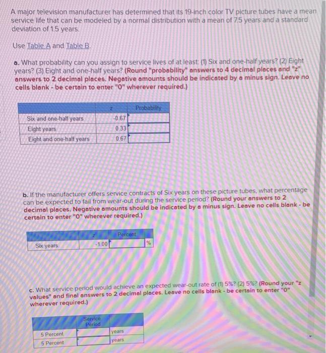 A major television manufacturer has determined