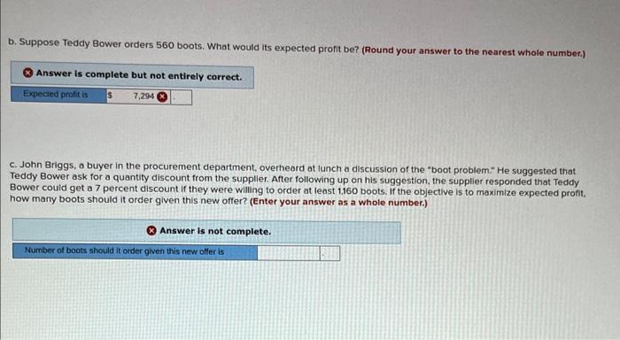 Please help with part b and c To ensure a full