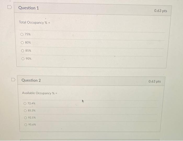 Practice Exercises Calculate the following ratios