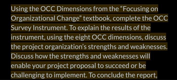 Use the questions in the survey from #1-#12 to