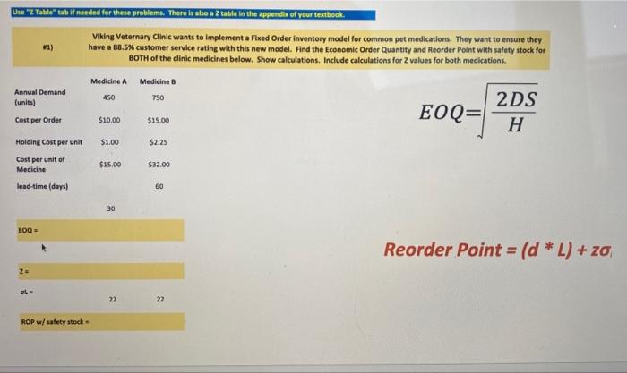 supply chain: EOQ ROP Vikine Veternary Ciric