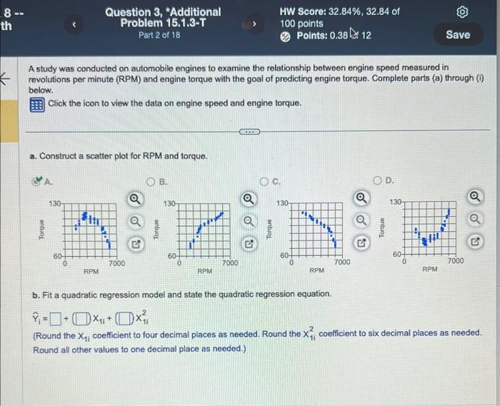 A study was conducted on automobile engines to