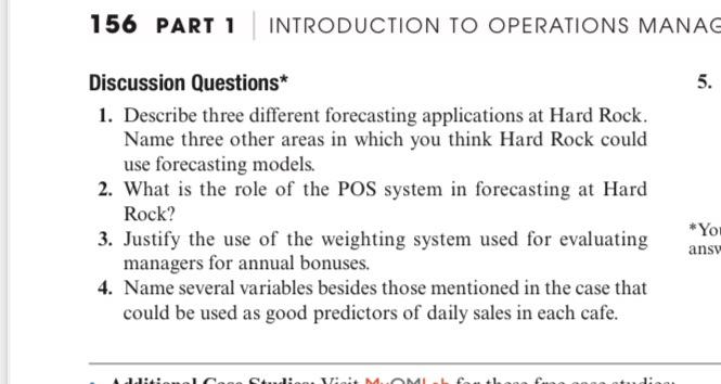 i need help answering these problems Forecasting