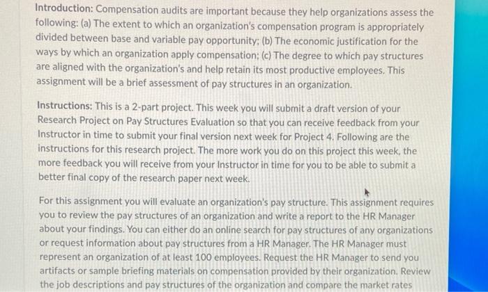 hey everyone i need help with a pay structure