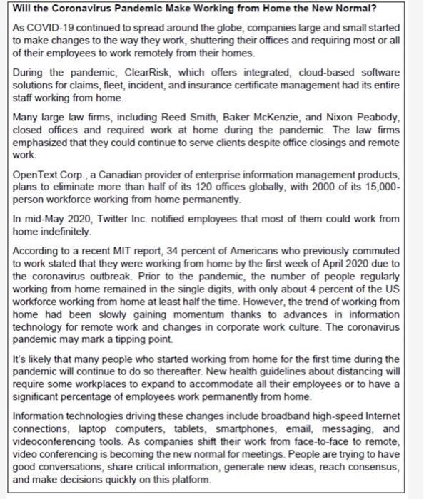 1. Define the problem described in this case.