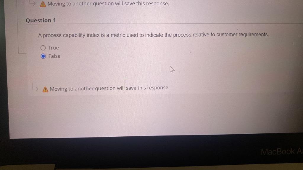 A Moving to another question will save this