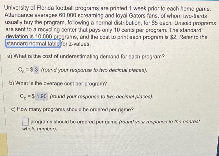 please solve C University of Florida football