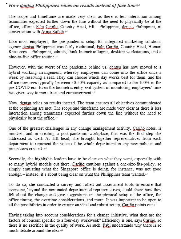 Require Many people are used to rationalising