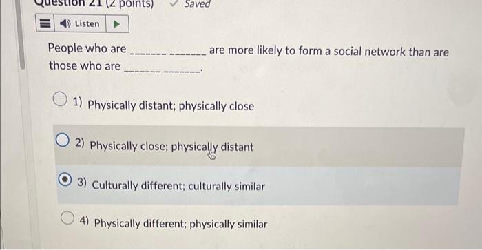 help People who are are more likely to form a