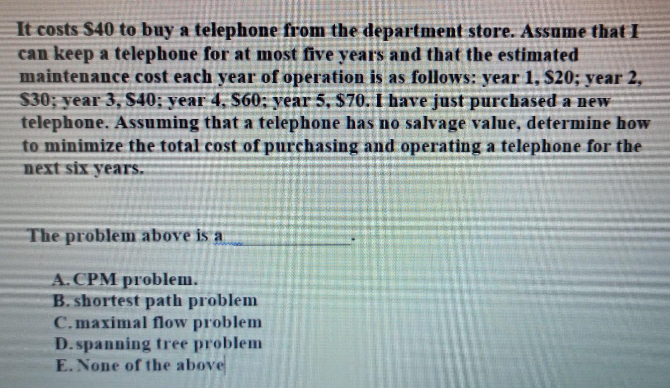 what is the correct answer? It costs $40 to buy a