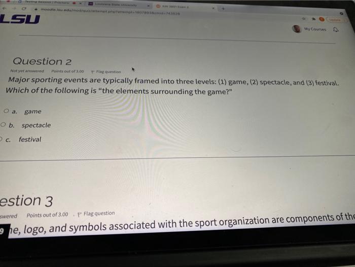 model aumento LSU My Cous Question 2 Not yet