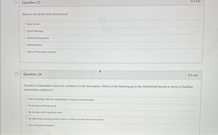 When is the Sprint Goal determined? Dsily Scrum