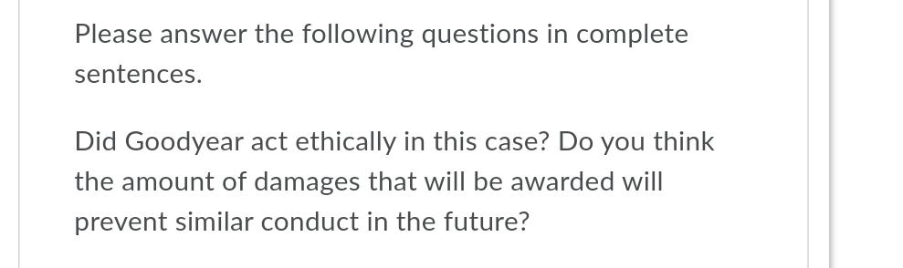 Here is my question. The answer needs to be at