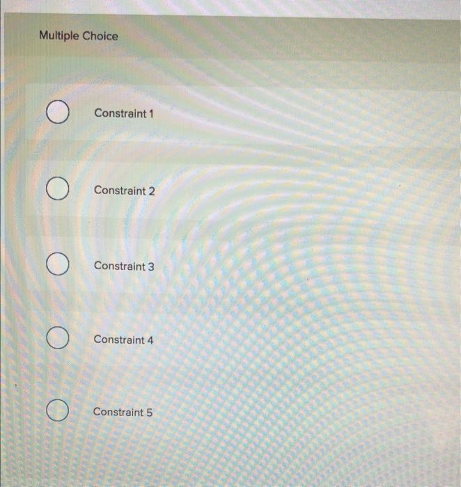 A firm has prepared the following binary integer