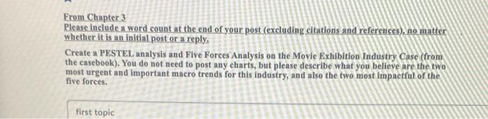 From Chapter 3 Please include a word count at the