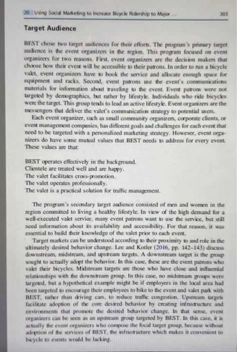 Question 4 (10 marks). identify downstream,