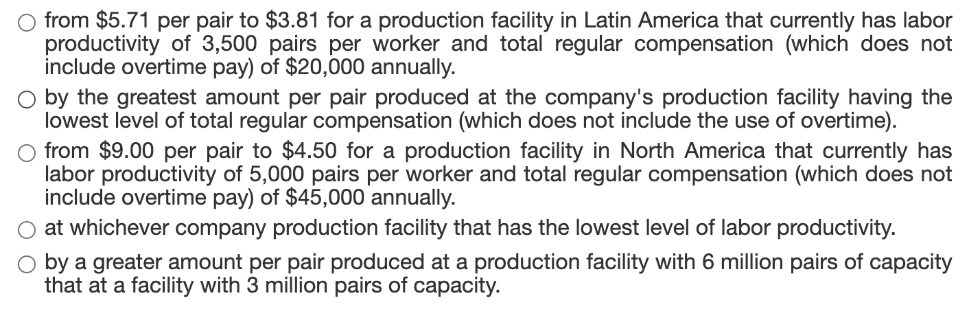If a company invests in production improvement