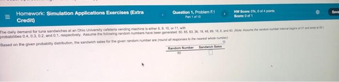 Seve Homework: Simulation Applications Exercises
