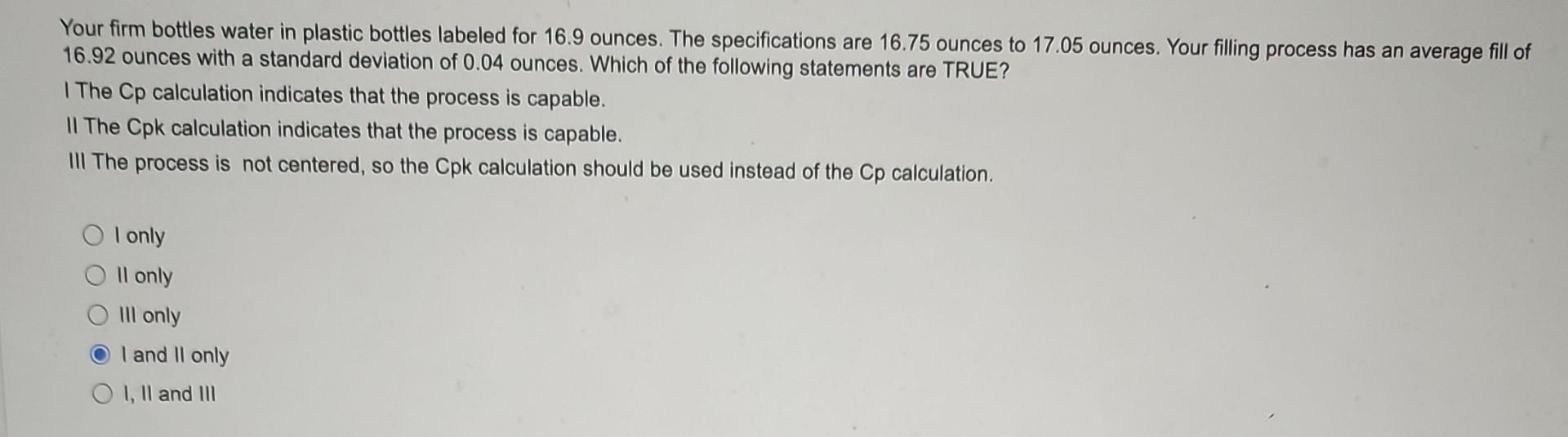 Your firm bottles water in plastic bottles