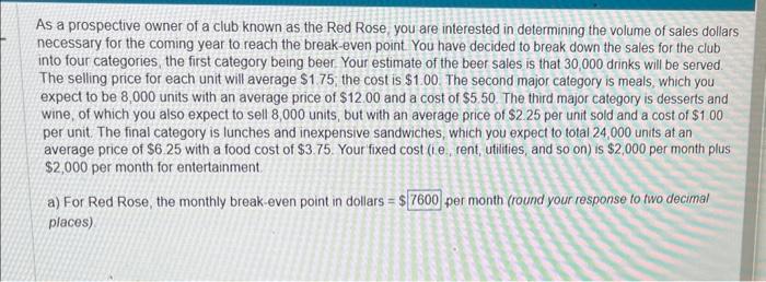 As a prospective owner of a club known as the Red