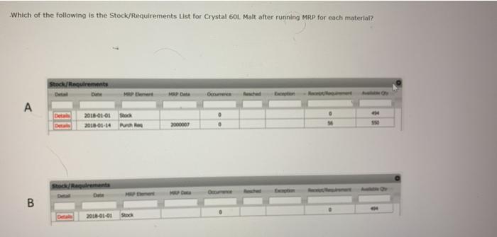 Given the following material information: