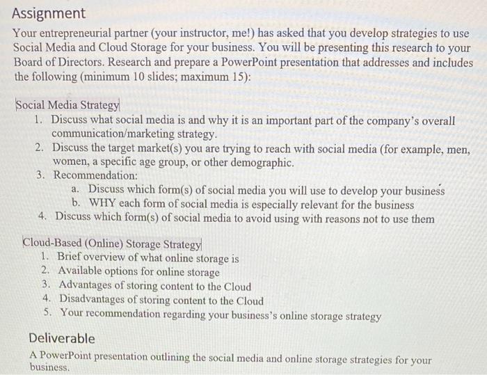 my "company" for this assignment is a Clothing