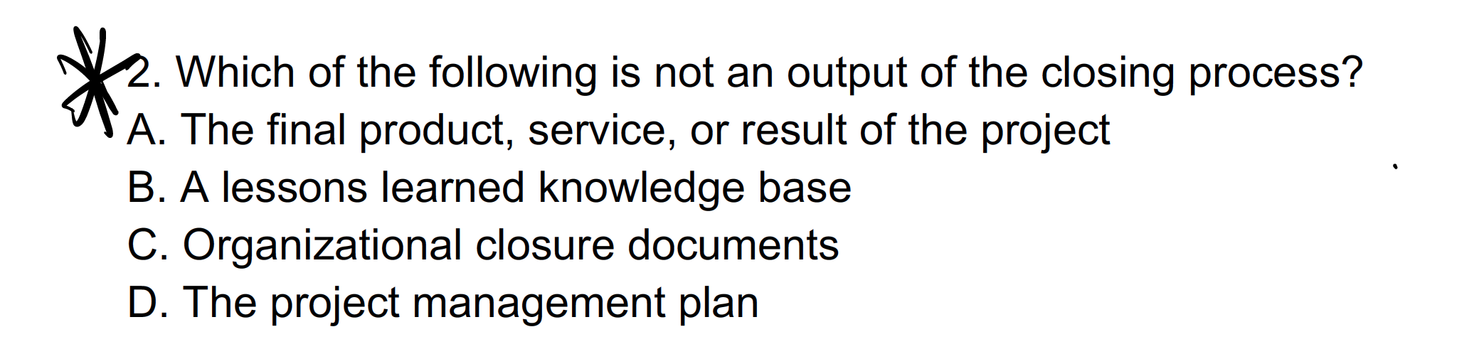 THIS IS PROJECT MANAGEMENT ff 22. The code (or