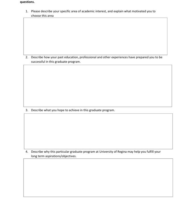 academic interesr : masters in business