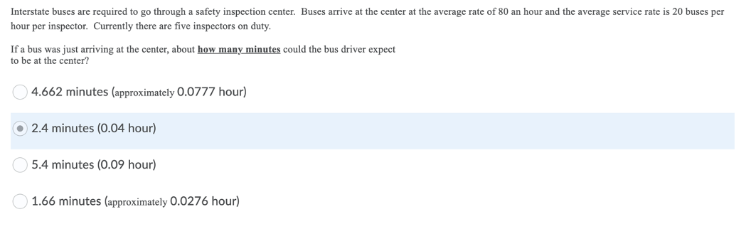 Interstate buses are required to go through a