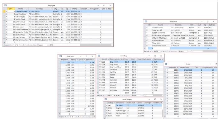 Please respond with screenshots Write the SQL