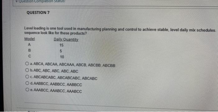 what are the correct answers for questions