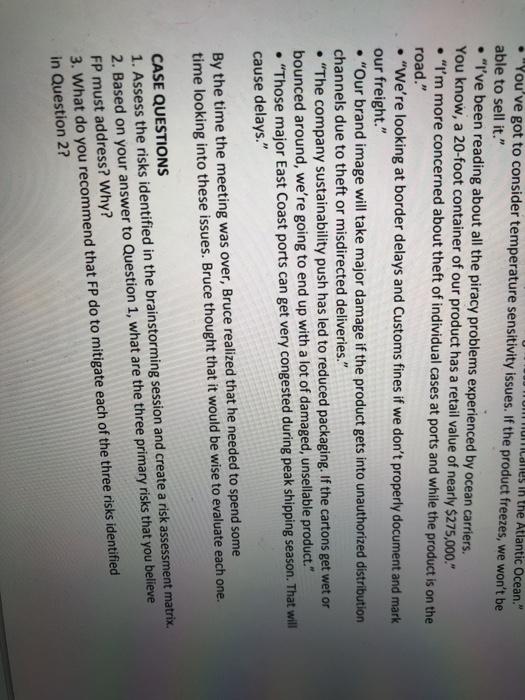 Bruce Collins, senior director of transportation