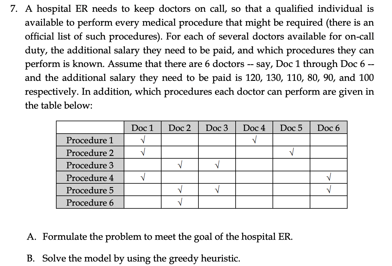 Please formulate for part A and Solve the model