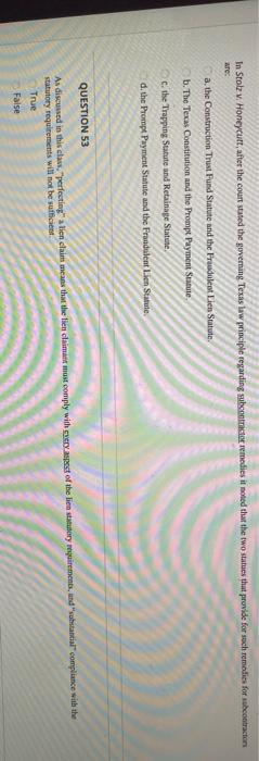 In Stolz v. Honeycutt after the court stated the