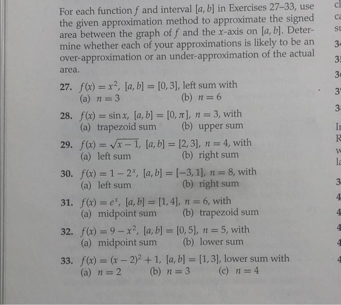 please help me with question 33 For each function