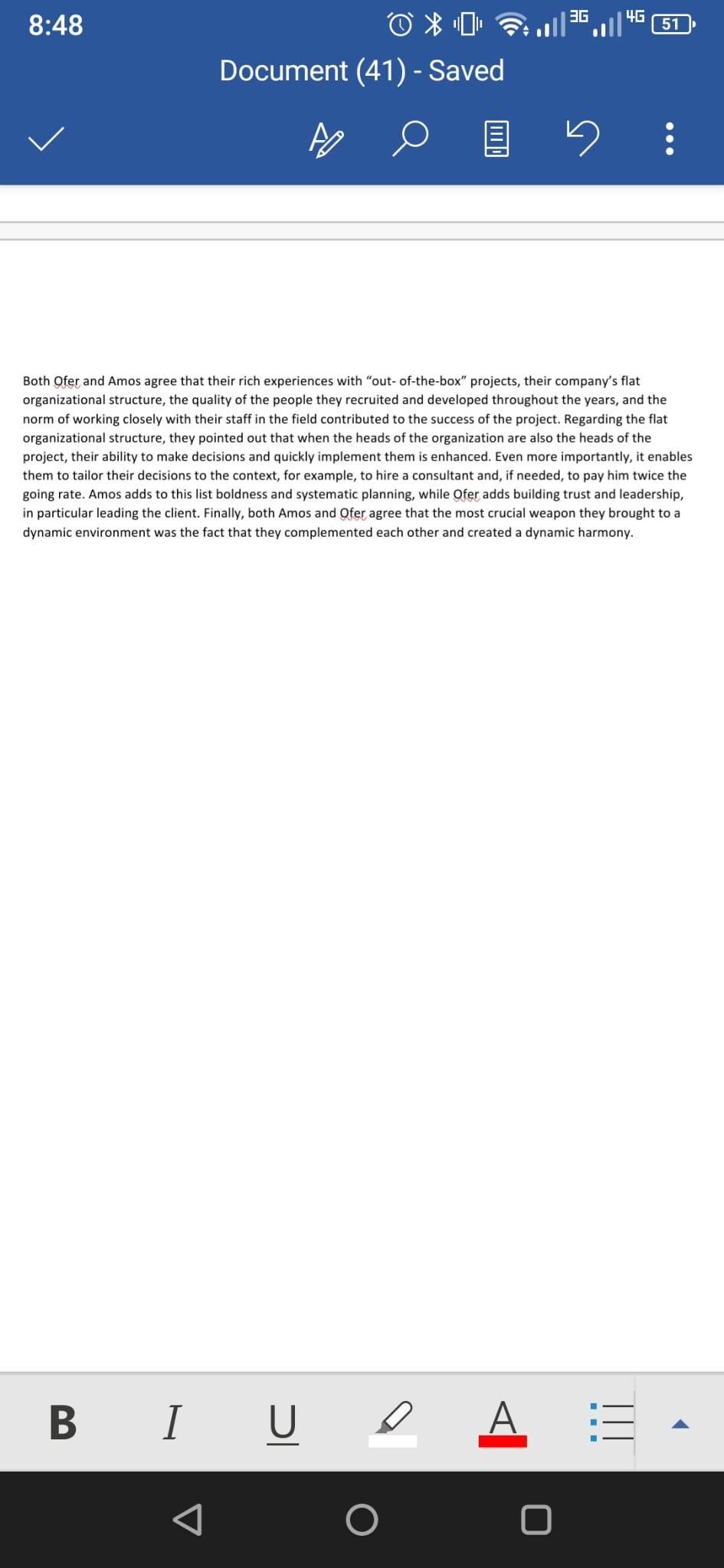 You have to write on key stakeholder (key