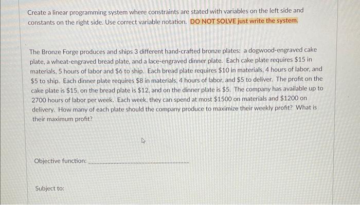 Finite math help. Thanks! Would appreciate a fast