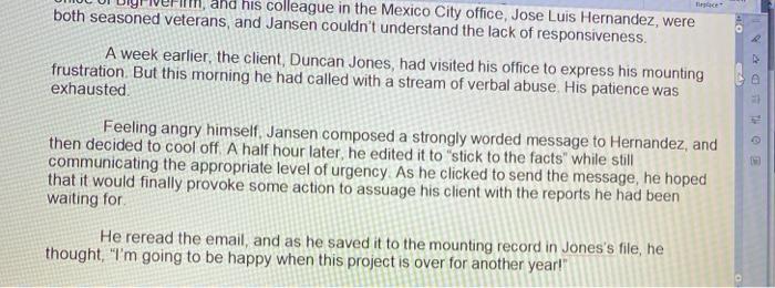 A Business Problem: Email Correspondence DR After