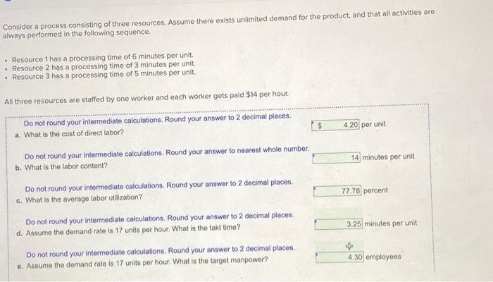 please do f-h Consider a process consisting of