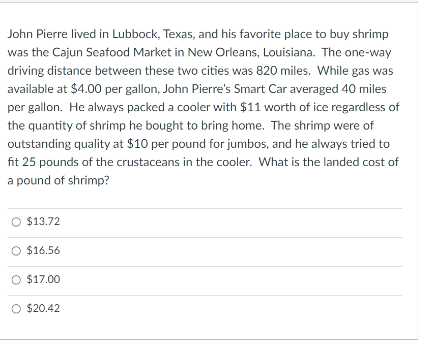 John Pierre lived in Lubbock, Texas, and his