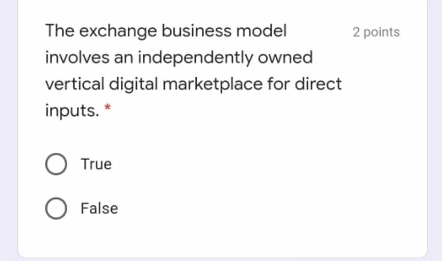 2 points Strategy is one of the basic